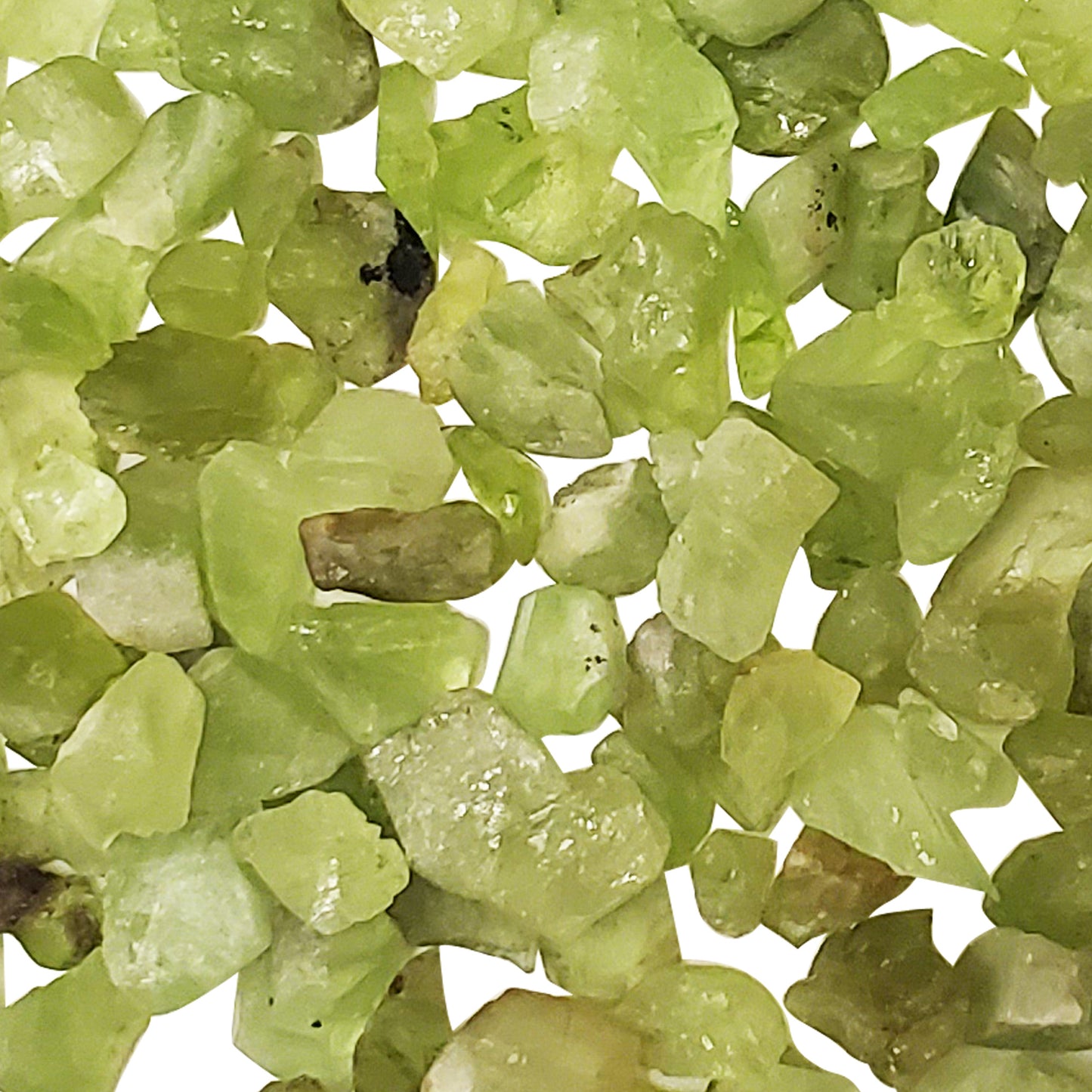 Natural Peridot Crystal Gemstone – Raw Green Collectible Stone for Healing, Energy Work – Genuine August Birthstone Mineral Specimen - RCR126