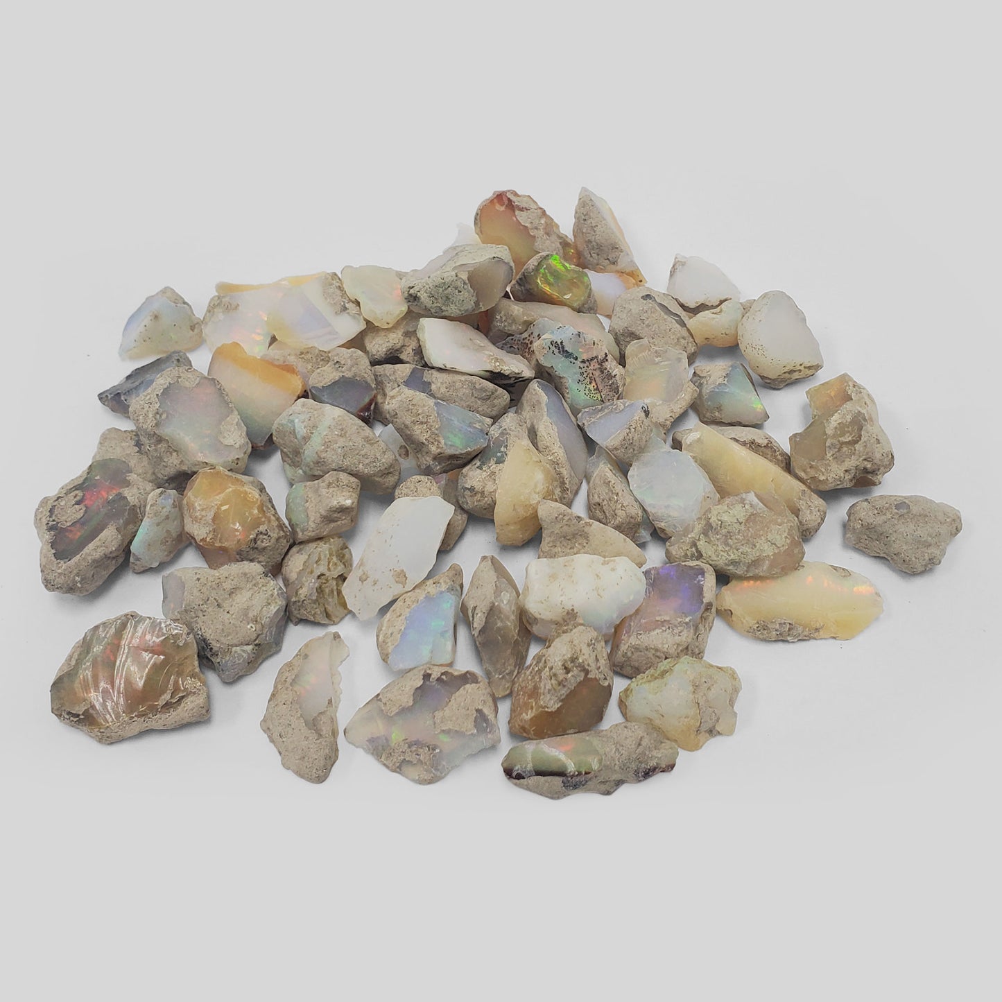 Natural Ethiopian Opal Crystal Gemstones-Gem Avenue