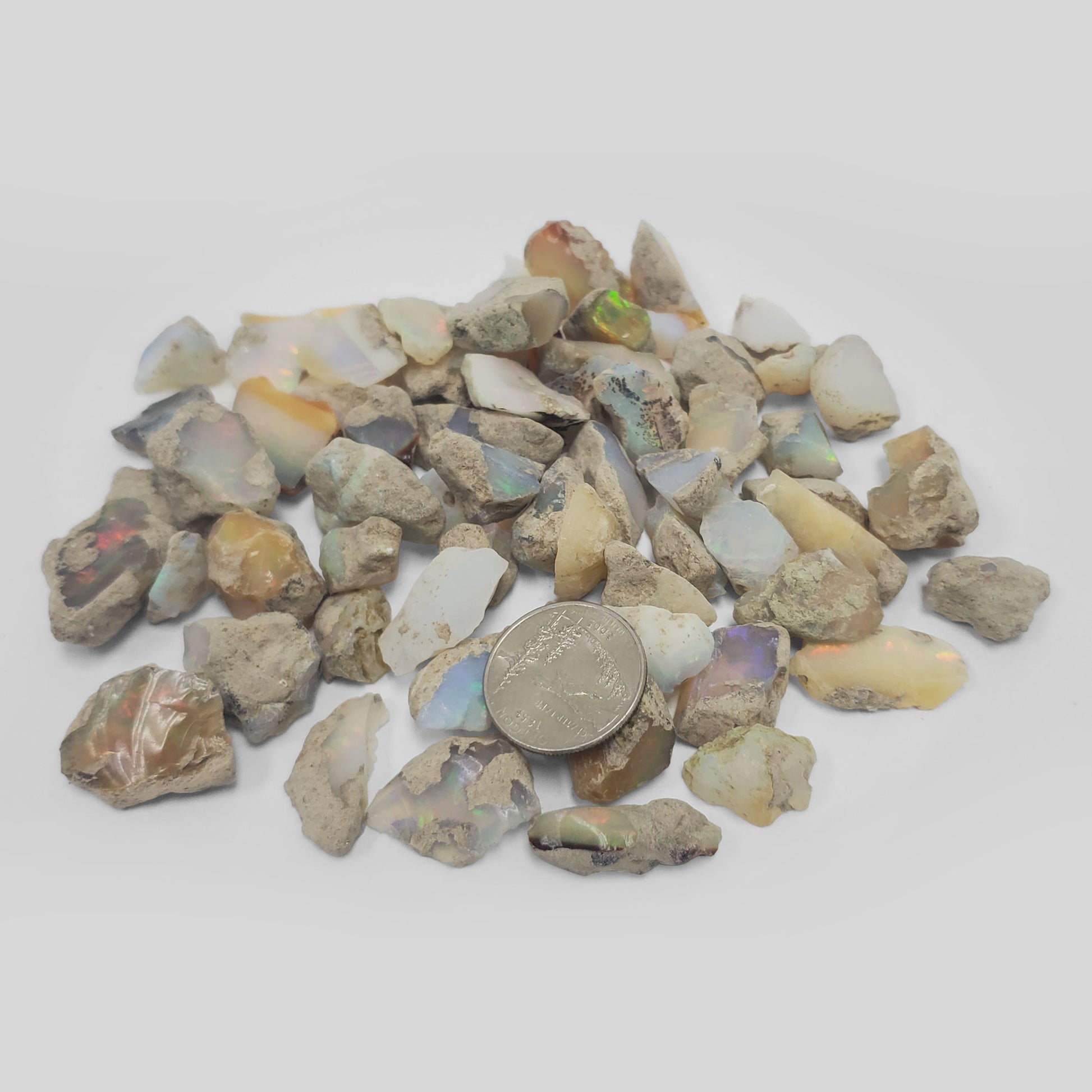 Natural Ethiopian Opal Crystal Gemstones