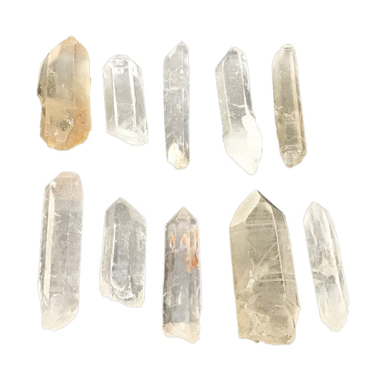 Natural Himalayan Quartz Crystal Gemstone – Raw Healing Stone for Energy Cleansing, Meditation – Genuine Mineral Specimen from the Himalayas - RCR301