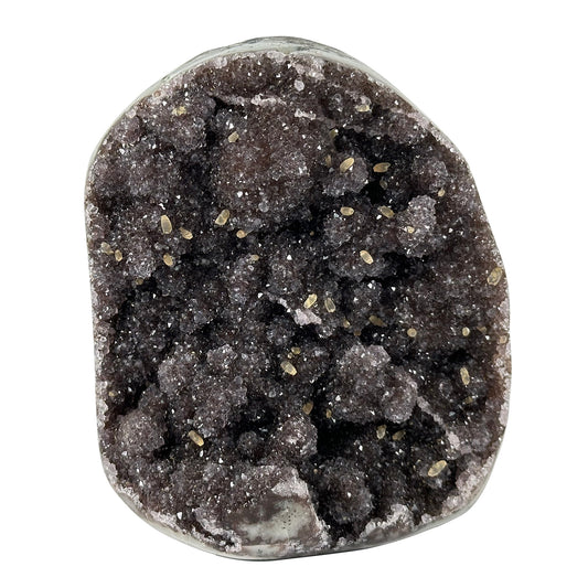 Natural Amethyst Cut Base Crystal Geode – Raw Gemstone Specimen for Healing, Meditation, Reiki & Home Décor – Genuine Purple Amethyst Cluster from Brazil - RGD729