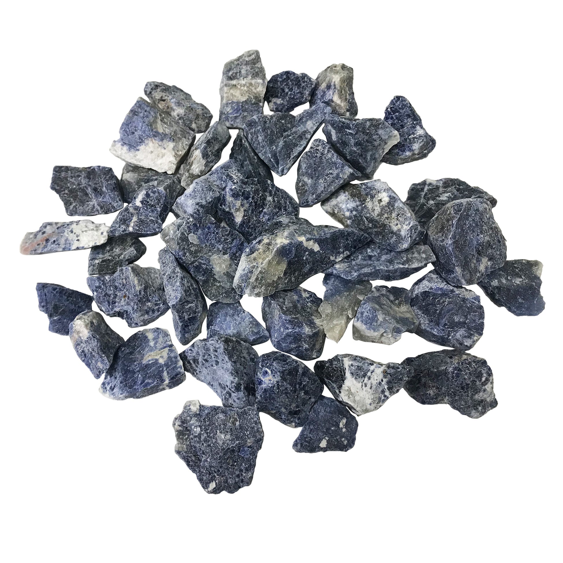 1/2 Lb Genuine Natural Rough Sodalite Crystal Gemstones - Gem Avenue