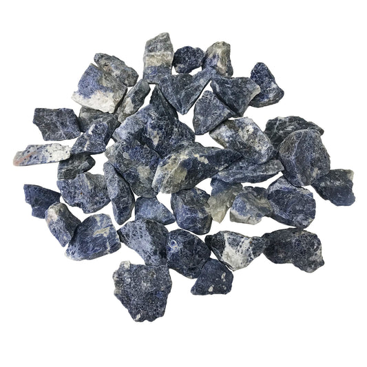 1/2 Lb Genuine Natural Rough Sodalite Crystal Gemstones - Gem Avenue