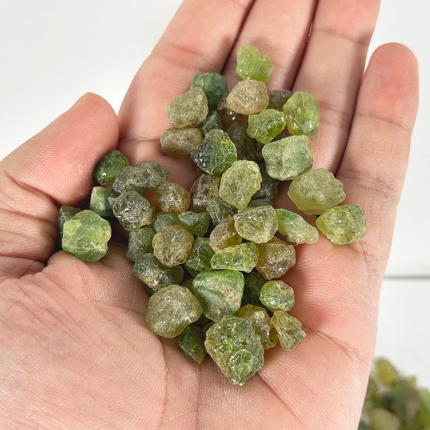 Natural Demantoid Garnet Crystal – Raw Rough Green Gemstone Mineral for Collectors, Tumbling, or Display – Uncut Demantoid Garnet Specimen - RGH262
