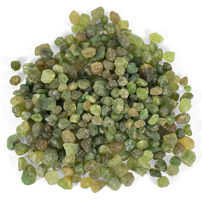 Natural Demantoid Garnet Crystal – Raw Rough Green Gemstone Mineral for Collectors, Tumbling, or Display – Uncut Demantoid Garnet Specimen - RGH262