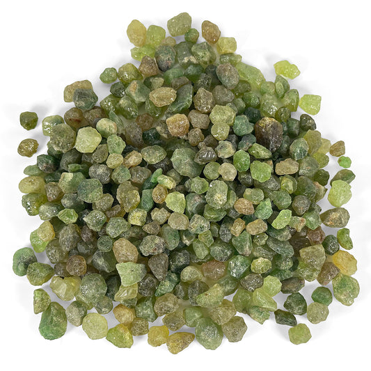 Natural Demantoid Garnet Crystal – Raw Rough Green Gemstone Mineral for Collectors, Tumbling, or Display – Uncut Demantoid Garnet Specimen - RGH262