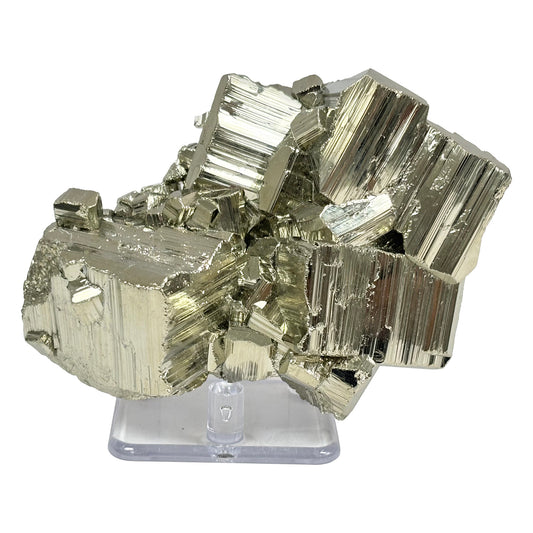 Natural AAA Quality Pyrite Crystal Cluster Cubic Mineral Specimen – Rare Healing Stone for Energy Work & Crystal Collecting - RMI624
