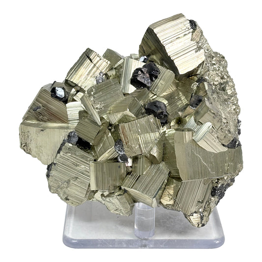 Natural AAA Quality Pyrite Crystal Cluster Cubic Mineral Specimen – Rare Healing Stone for Energy Work & Crystal Collecting - RMI630