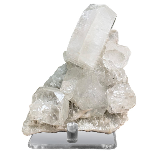 Apophyllite Chalcedony and Stilbite Mineral Specimen - Gem Avenue