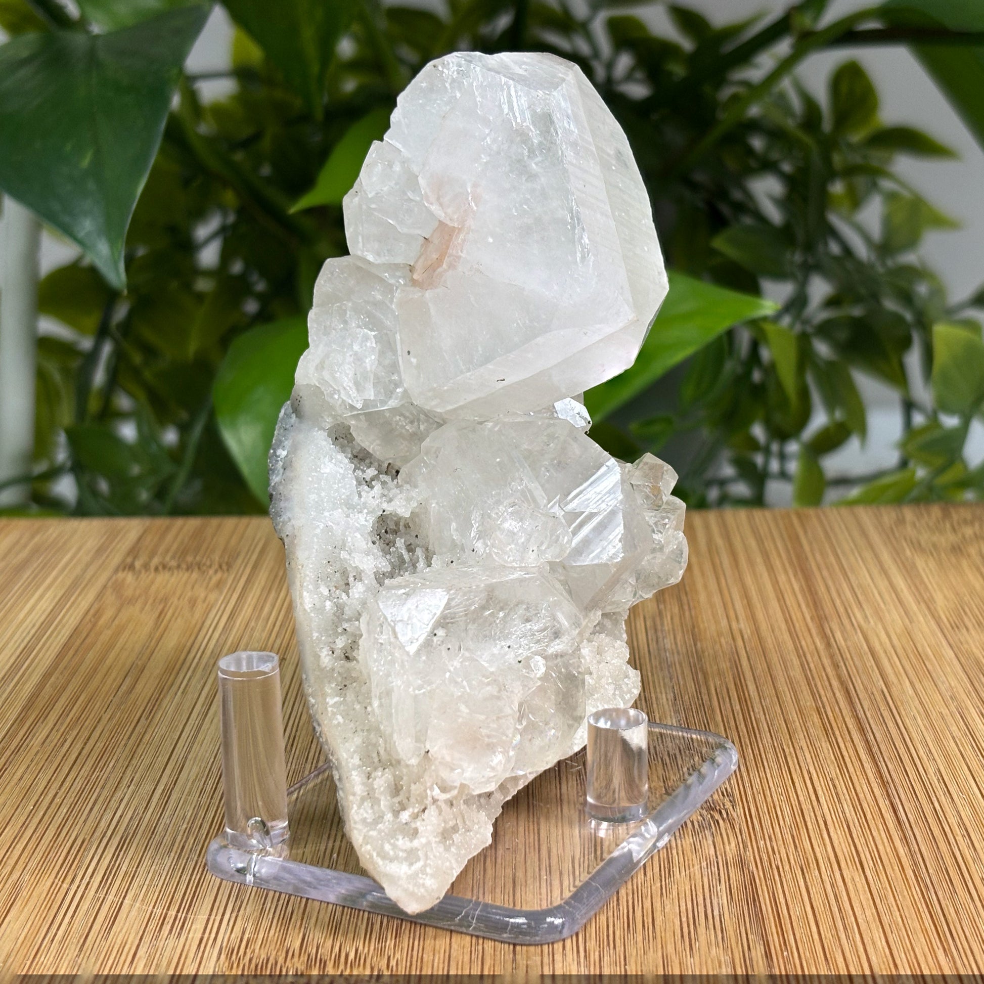 Apophyllite Chalcedony and Stilbite Mineral Specimen - Gem Avenue