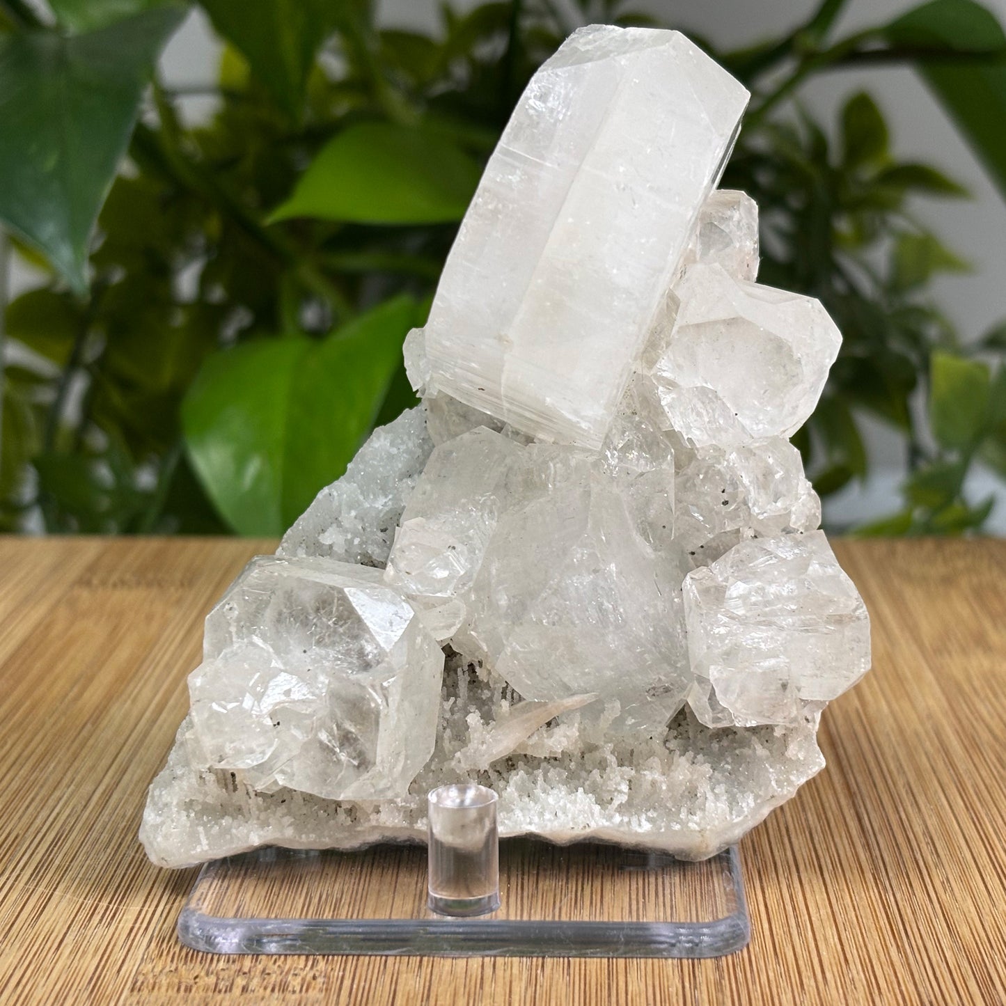 Apophyllite Chalcedony and Stilbite Mineral Specimen - Gem Avenue