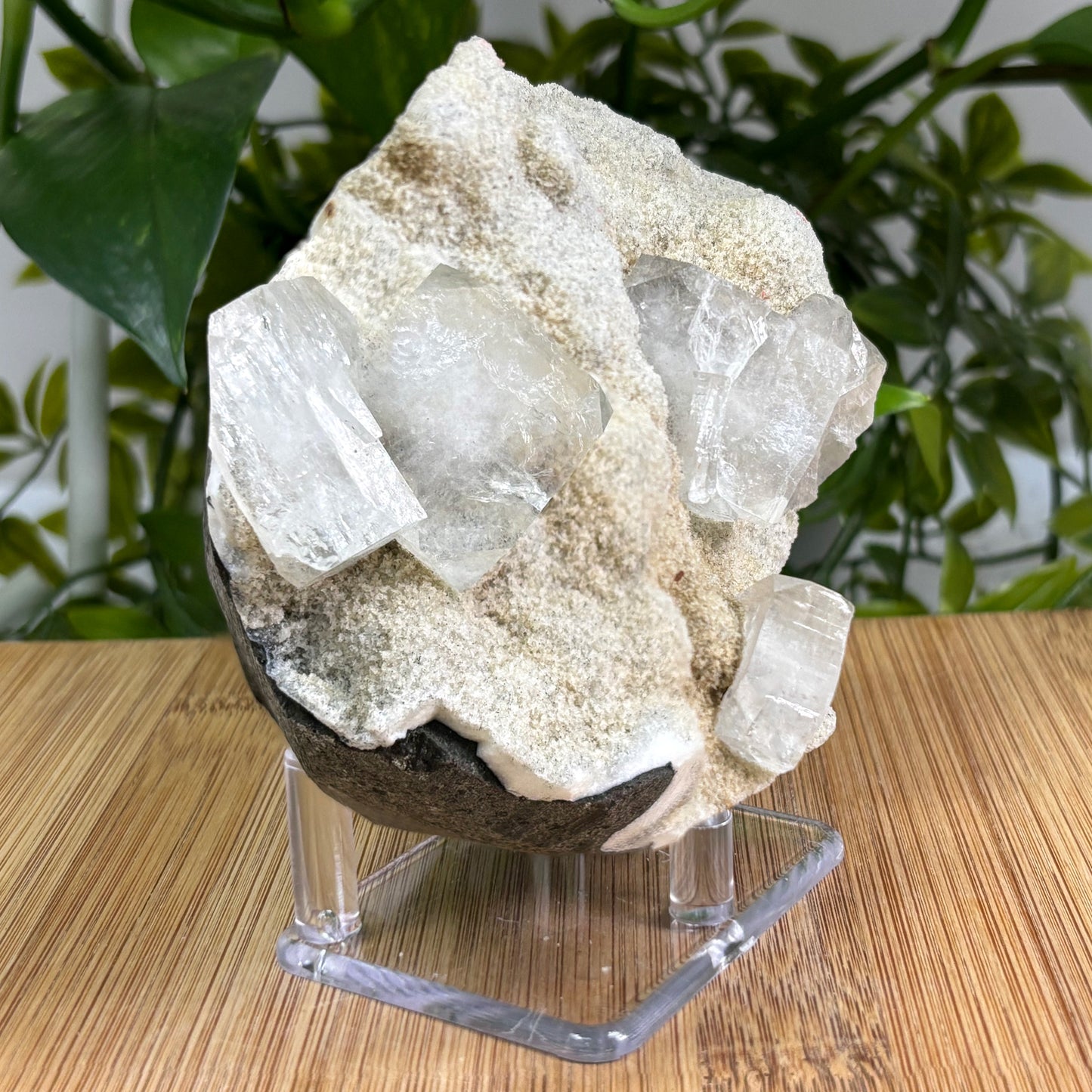 Apophyllite Chalcedony Mineral Specimen - Gem Avenue