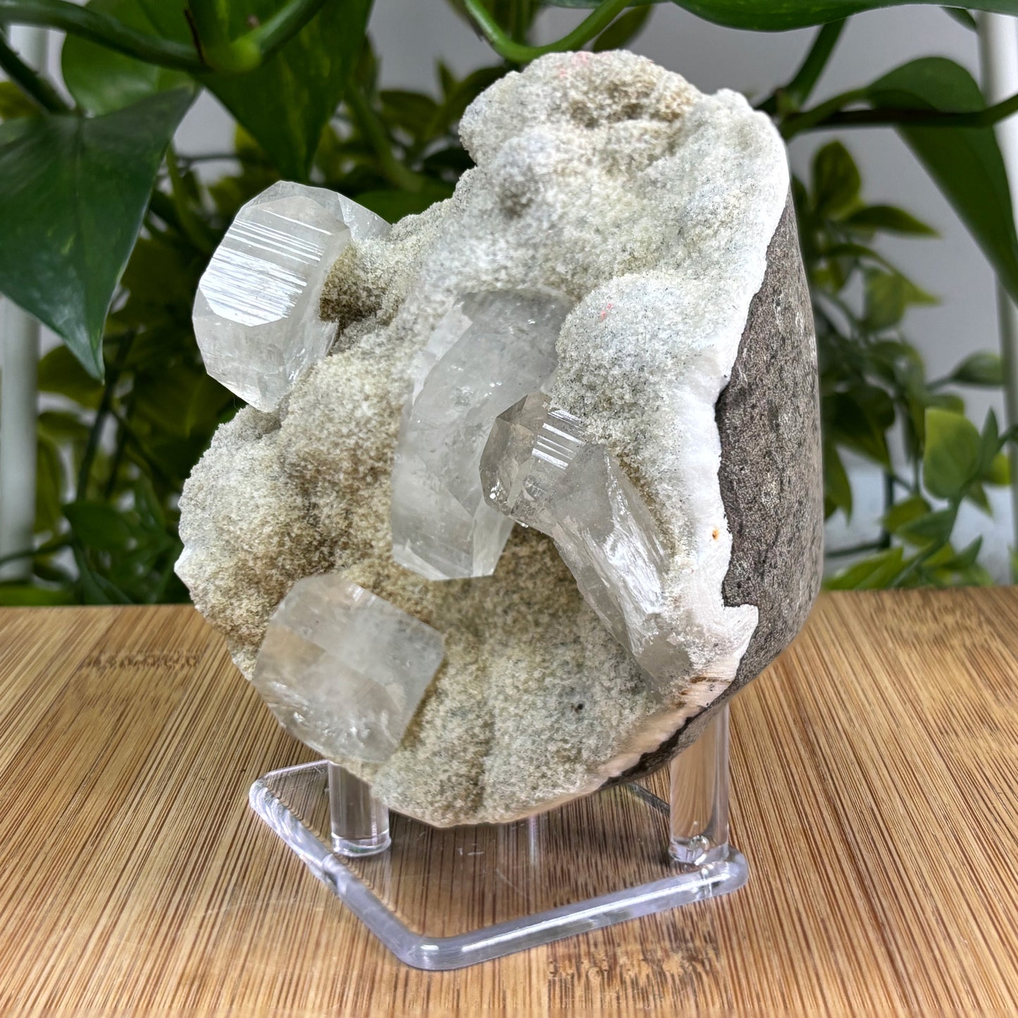 Apophyllite Chalcedony Mineral Specimen - Gem Avenue