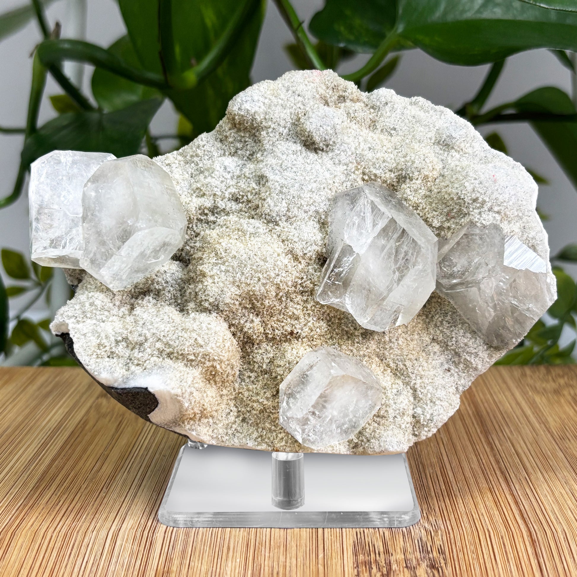 Apophyllite Chalcedony Mineral Specimen - Gem Avenue