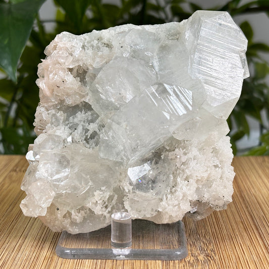 Apophyllite Stilbite and Chalcedony Mineral Specimen - Gem Avenue