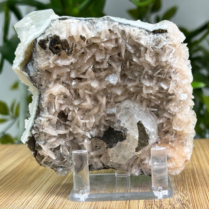 Apophyllite Stilbite and Chalcedony Mineral Specimen - Gem Avenue
