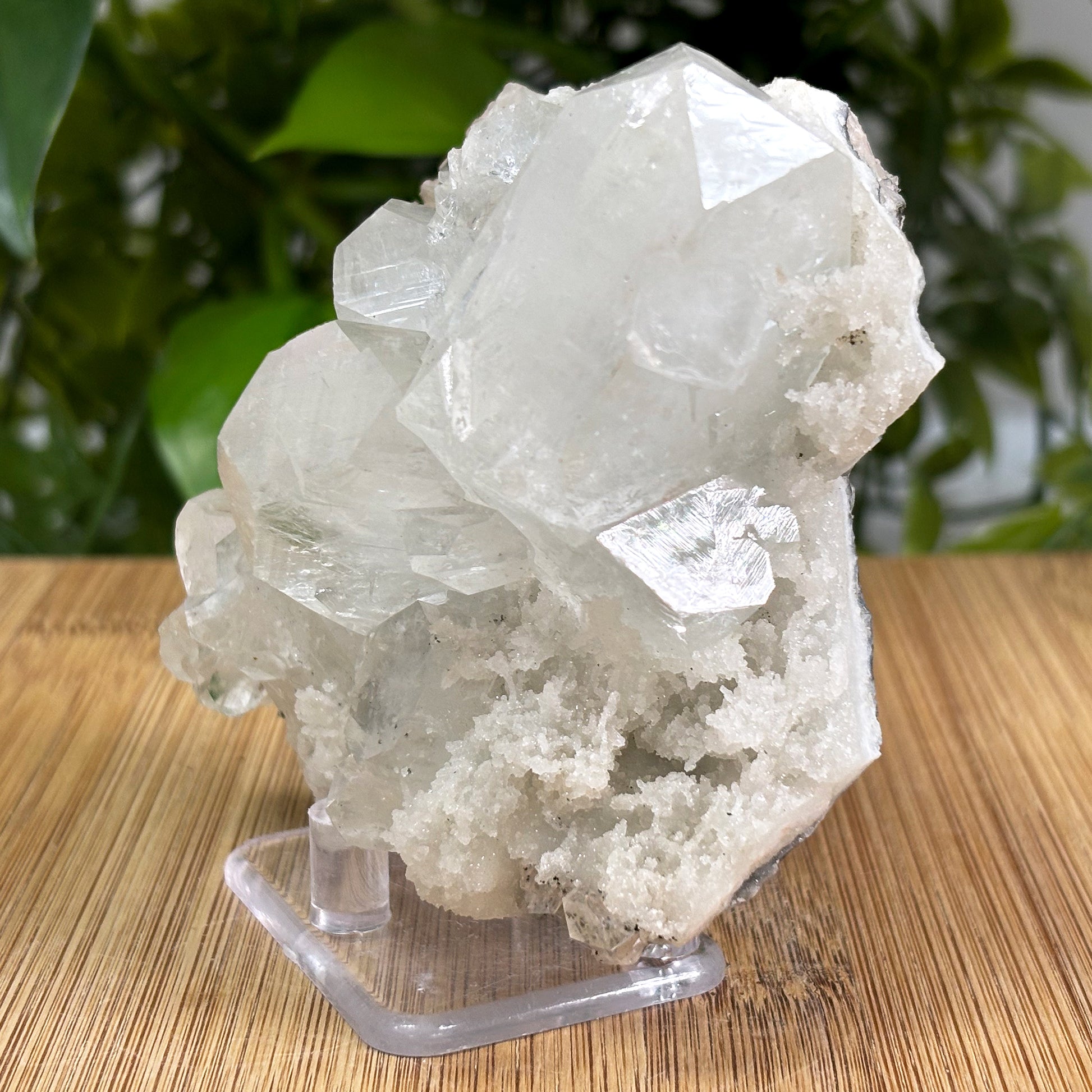 Apophyllite Stilbite and Chalcedony Mineral Specimen - Gem Avenue