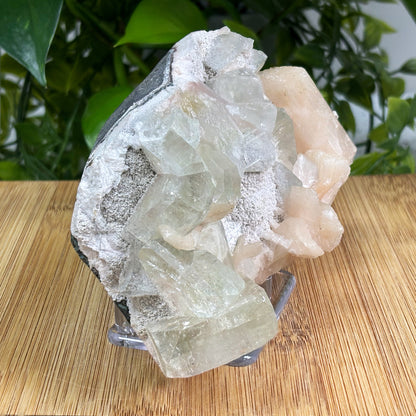 Green Apophyllite Stilbite Gemstone Mineral Specimen - Gem Avenue