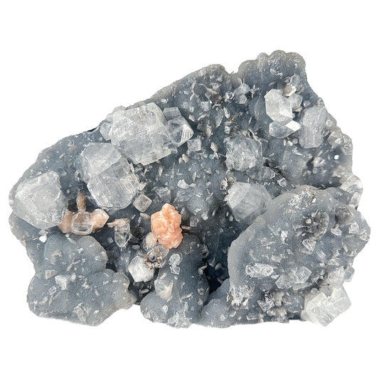 Apophyllite, Stilbite & Chalcedony Mineral Specimen - Gem Avenue