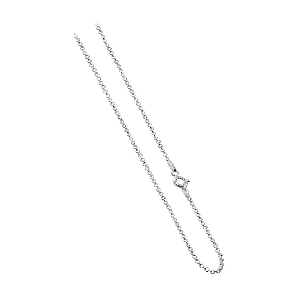 Italian 925 Sterling Silver Rolo Sturdy Chain Necklace - Gem Avenue