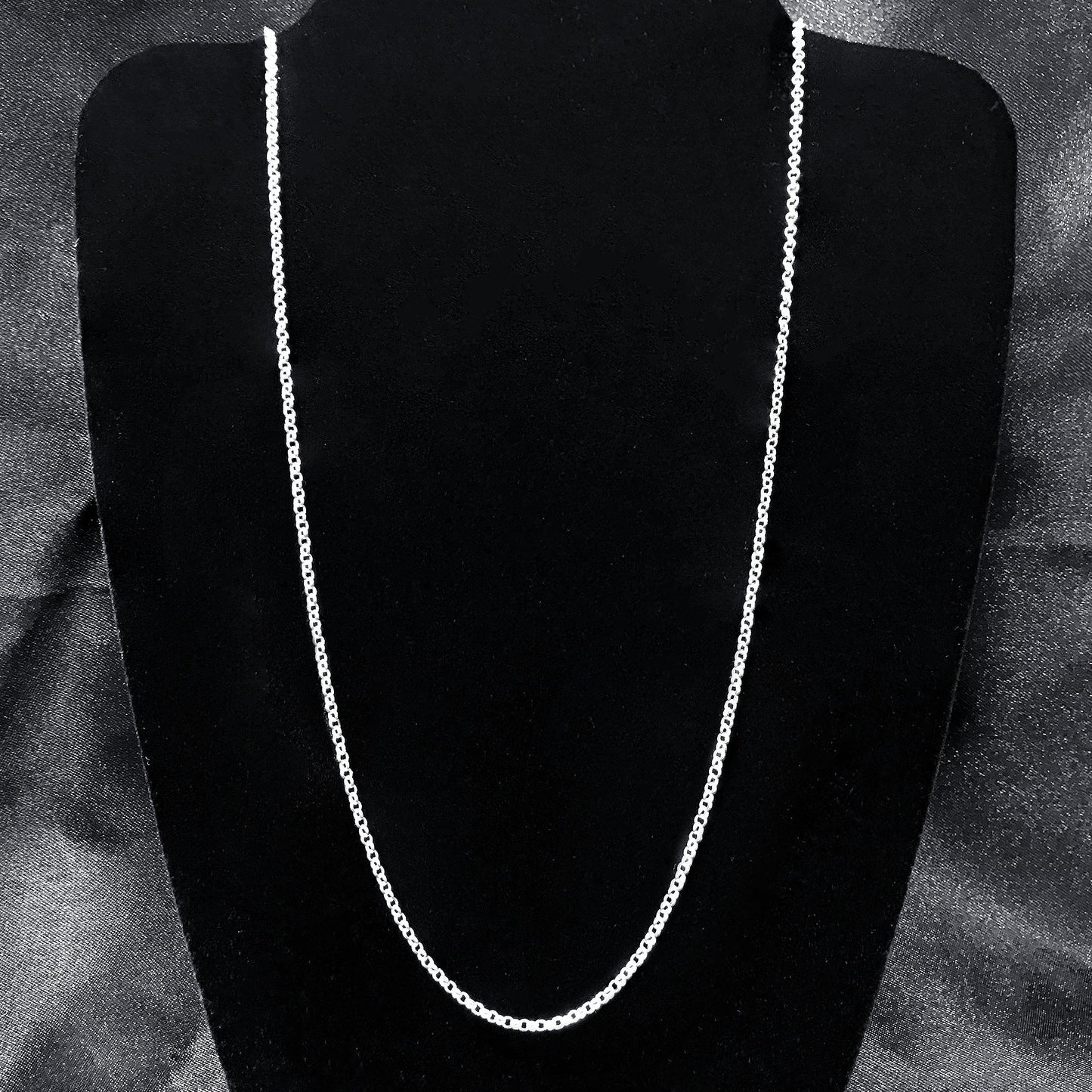 Italian 925 Sterling Silver Rolo Sturdy Chain Necklace - Gem Avenue