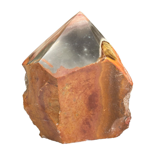 Natural Polychrome Jasper Crystal Gemstone Obelisk Tower Point - Gem Avenue