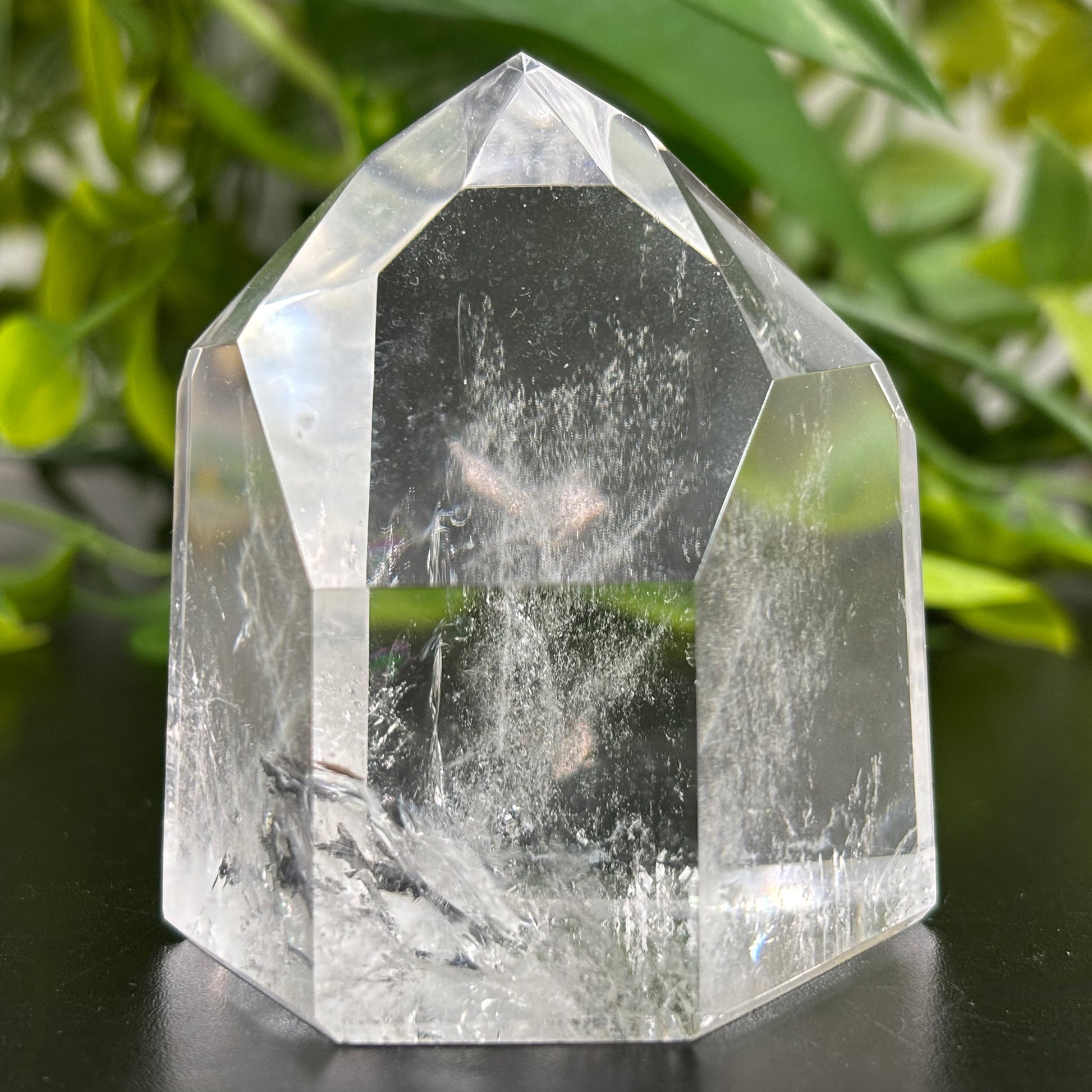 Clear Quartz Obelisk Tower - Gem Avenue