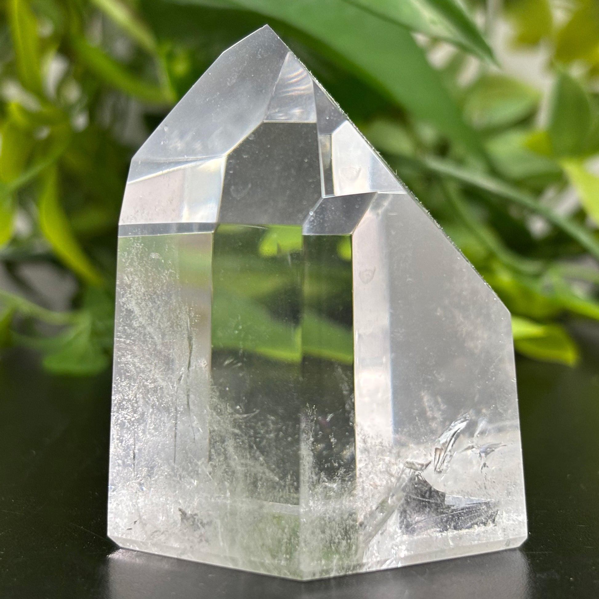Clear Quartz Obelisk Tower - Gem Avenue
