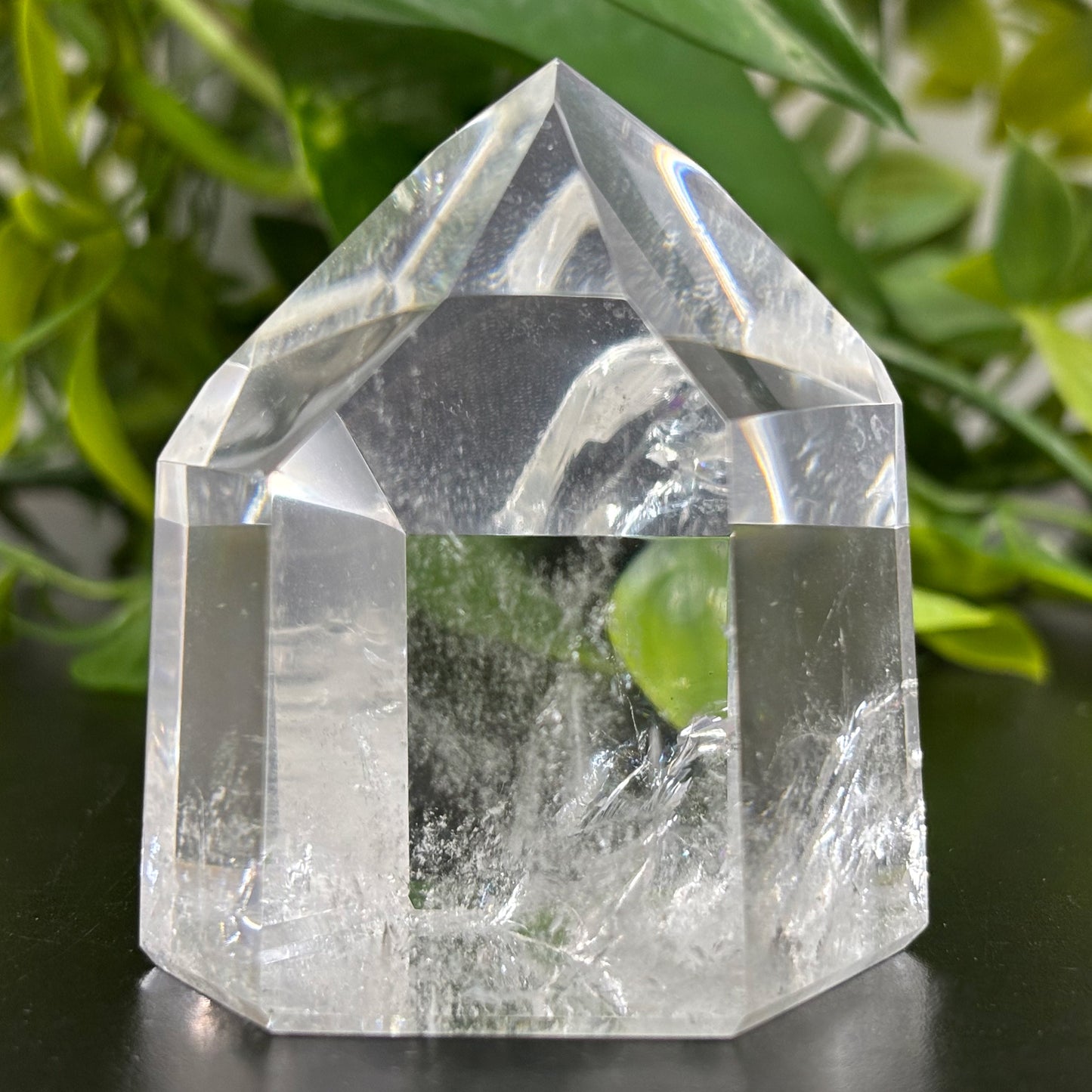 Clear Quartz Obelisk Tower - Gem Avenue