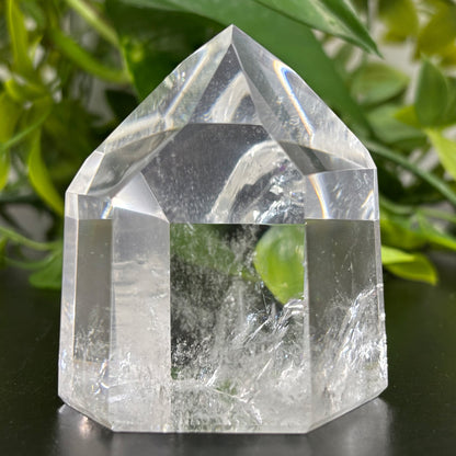 Clear Quartz Obelisk Tower - Gem Avenue