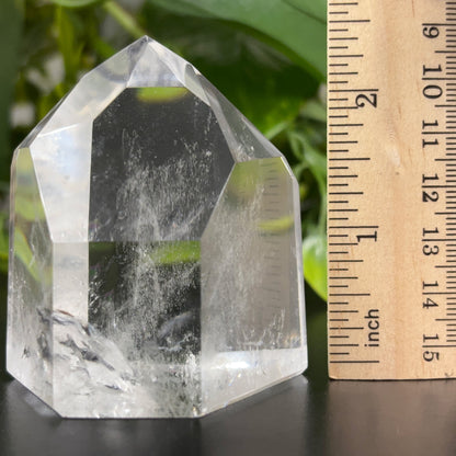 Clear Quartz Obelisk Tower - Gem Avenue