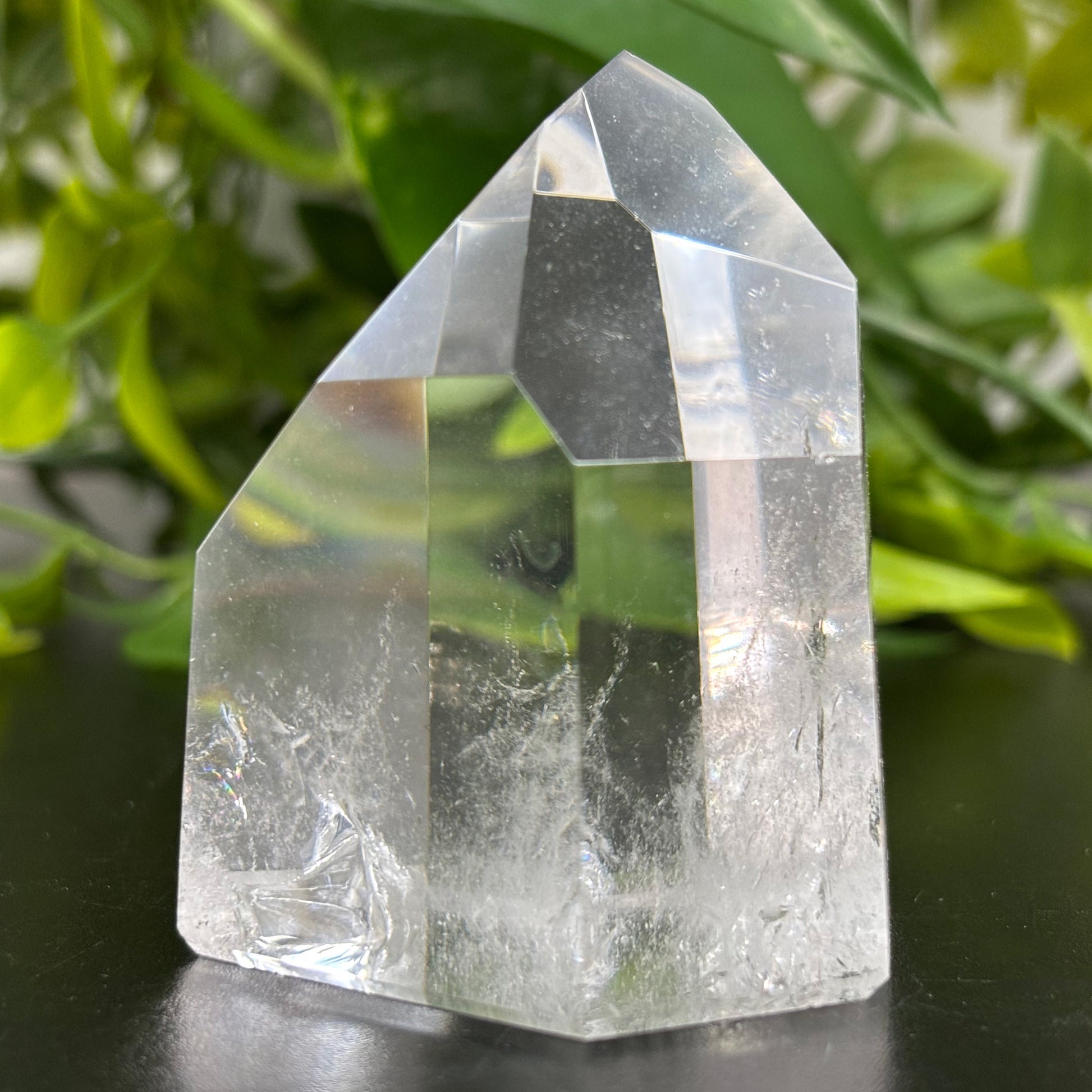 Clear Quartz Obelisk Tower - Gem Avenue