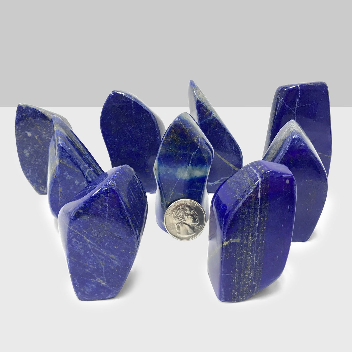 Self-Standing Natural Lapis Lazuli Freeform – Polished Blue Crystal Healing Stone Rock for Meditation, Energy Work & Home Décor - RPS350