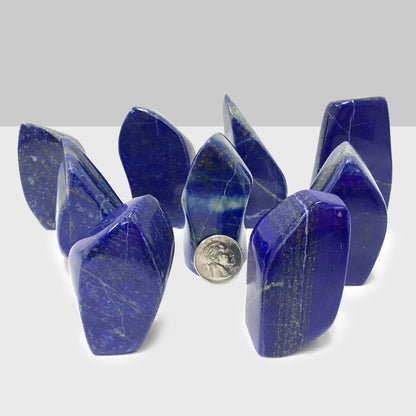Self-Standing Natural Lapis Lazuli Freeform – Polished Blue Crystal Healing Stone Rock for Meditation, Energy Work & Home Décor - RPS350