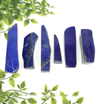 Self-Standing Natural Lapis Lazuli Freeform – Polished Blue Crystal Healing Stone Rock for Meditation, Energy Work & Home Décor - RPS350