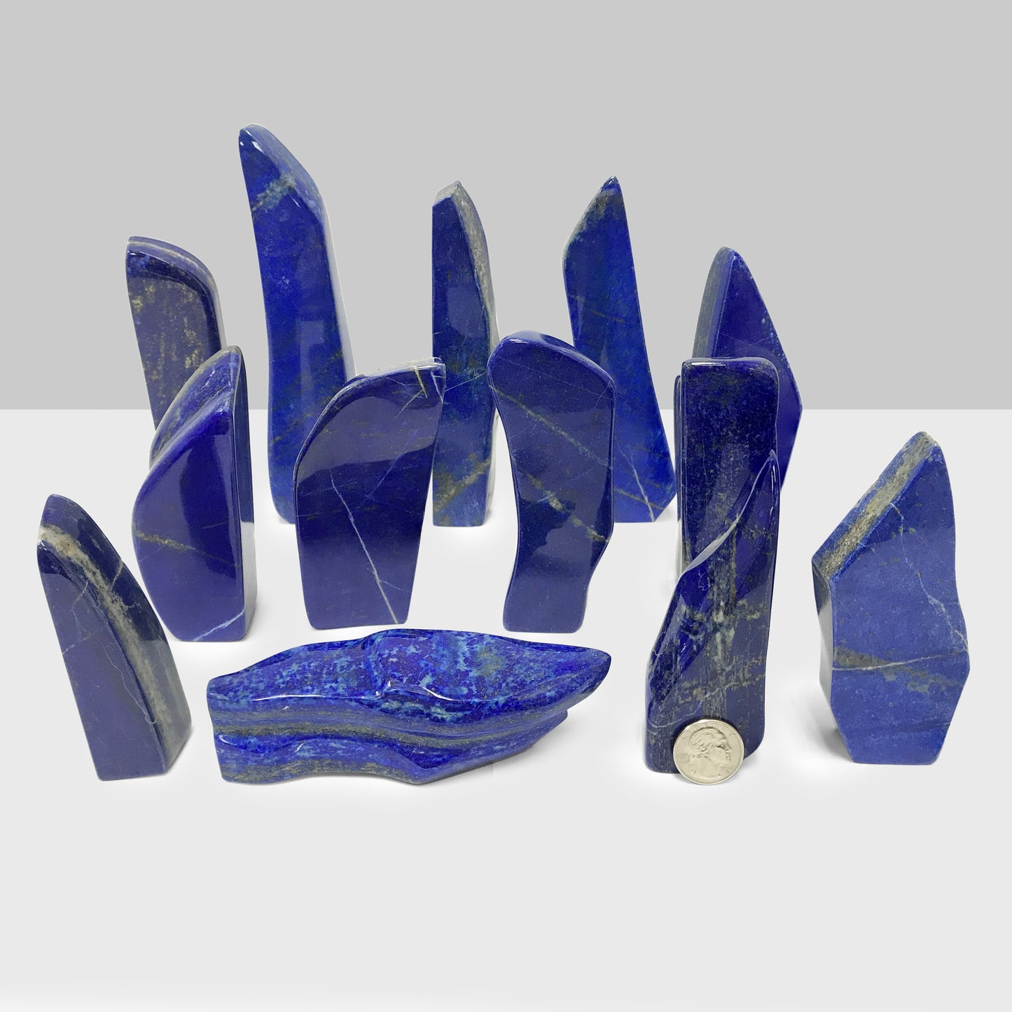 Self-Standing Natural Lapis Lazuli Freeform – Polished Blue Crystal Healing Stone Rock for Meditation, Energy Work & Home Décor - RPS350
