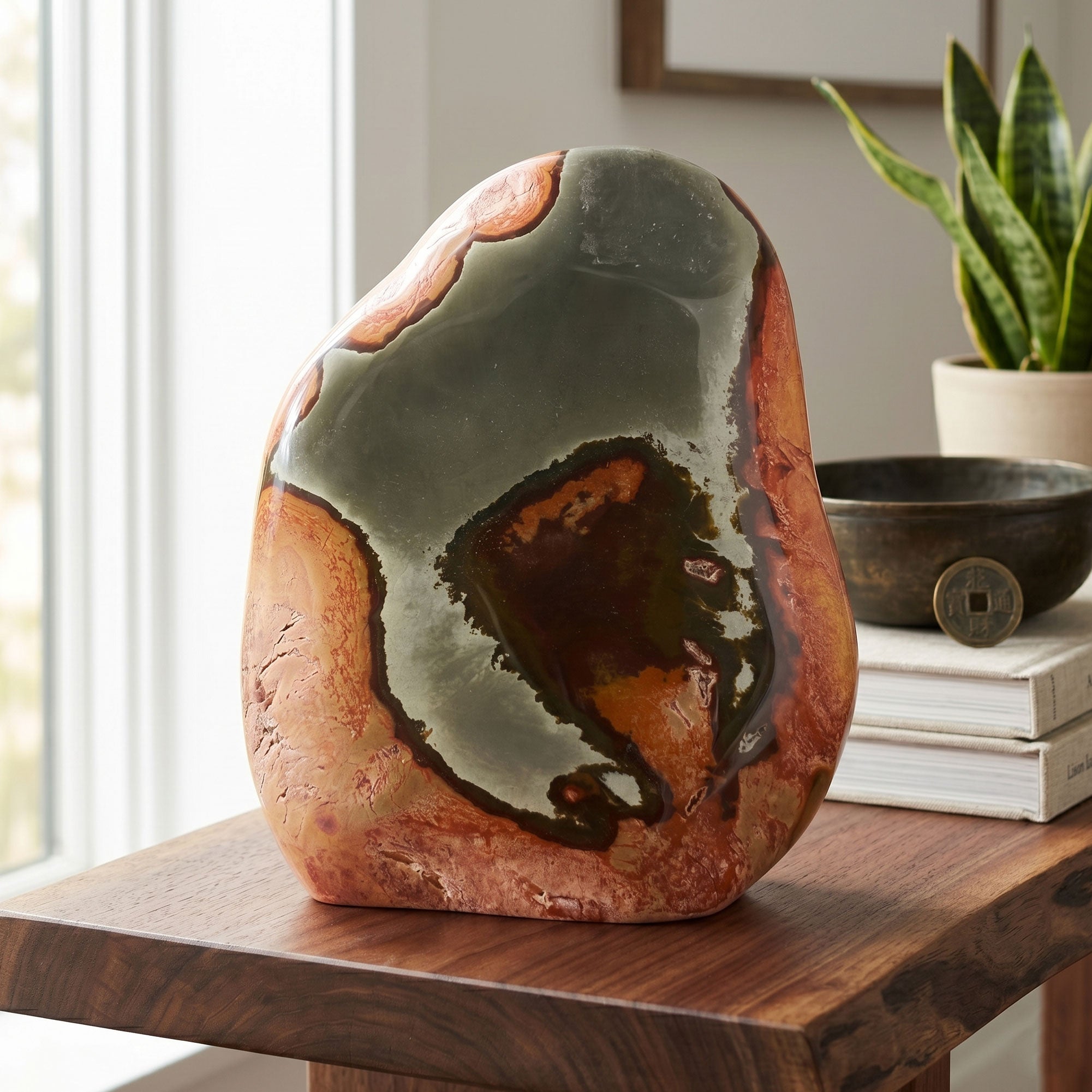 Best Freeform Rocks Natural Jasper Self Standing Freeform Rock - RPS389 – Gem Avenue