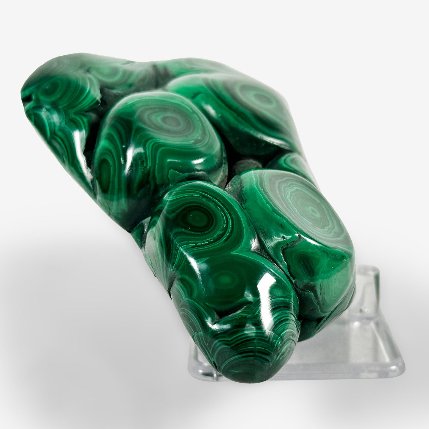 Natural Malachite Self-Standing Freeform – Polished Green Crystal Healing Stone Rock for Meditation, Energy Work & Home Décor Display - RPS395