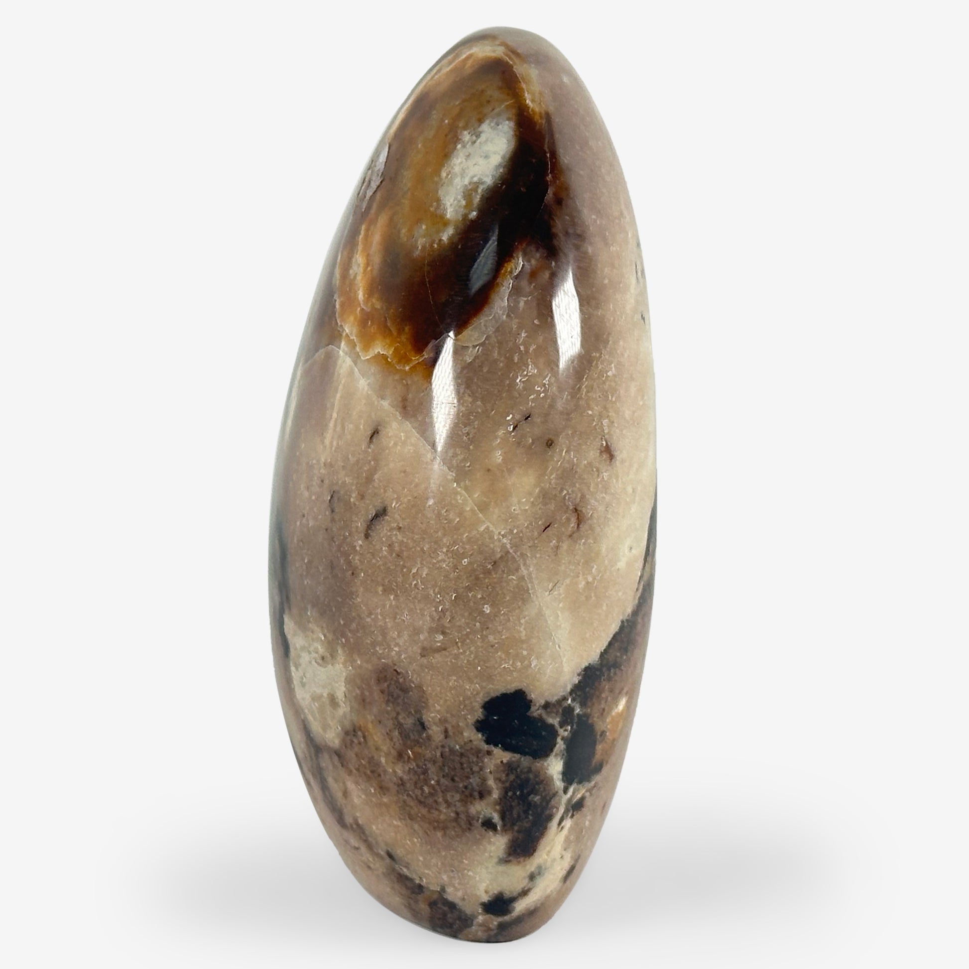 Natural Chocolate Calite Self-Standing Freeform Rock - Gem Avenue