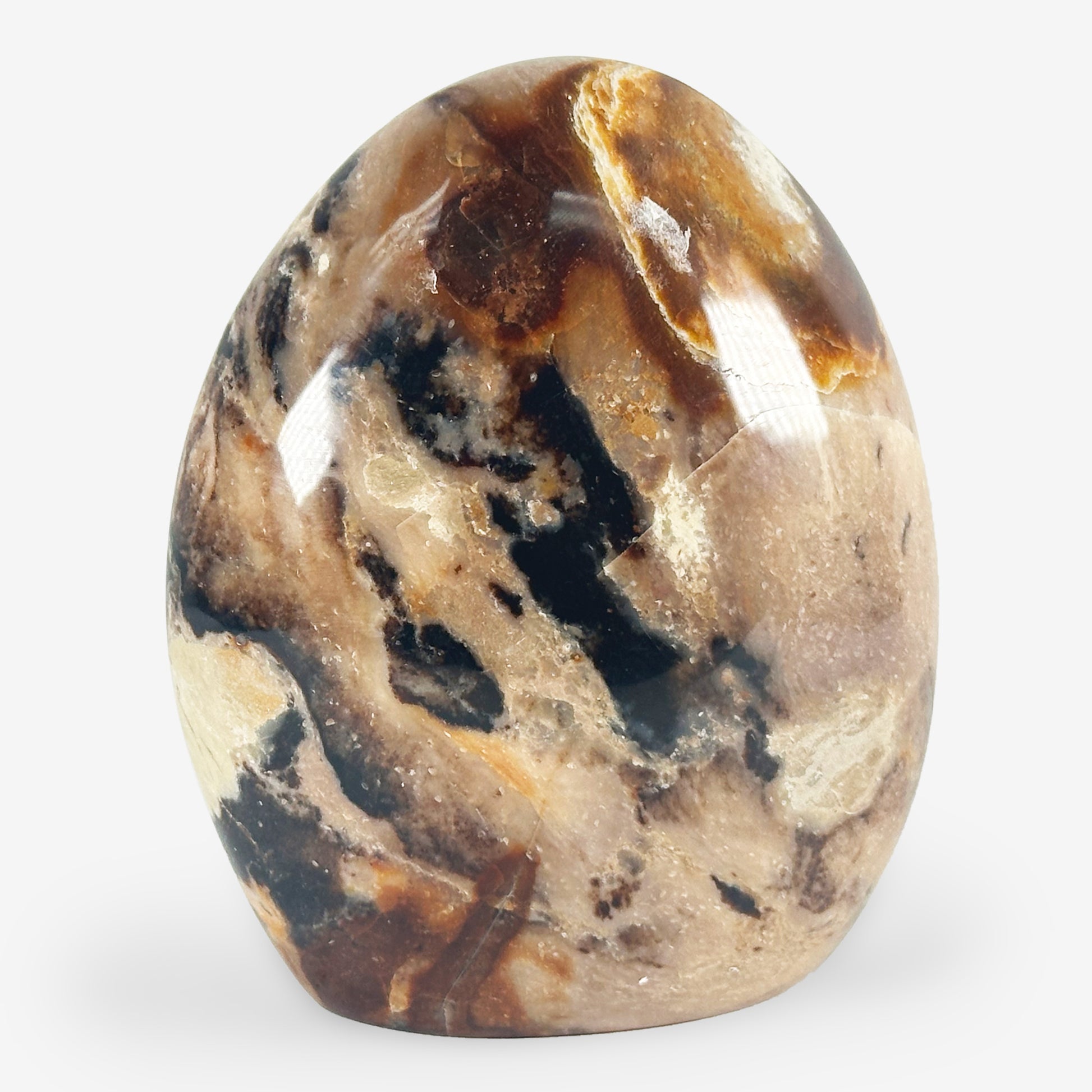 Natural Chocolate Calite Self-Standing Freeform Rock - Gem Avenue