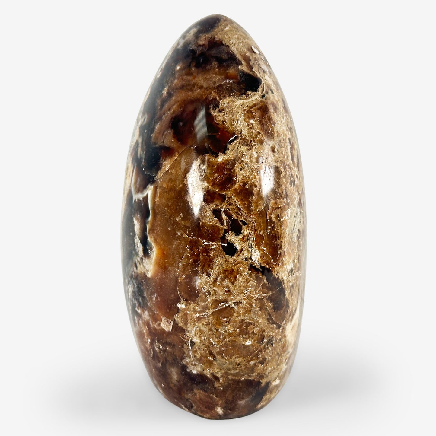 Natural Chocolate Calite Self-Standing Freeform Rock - Gem Avenue
