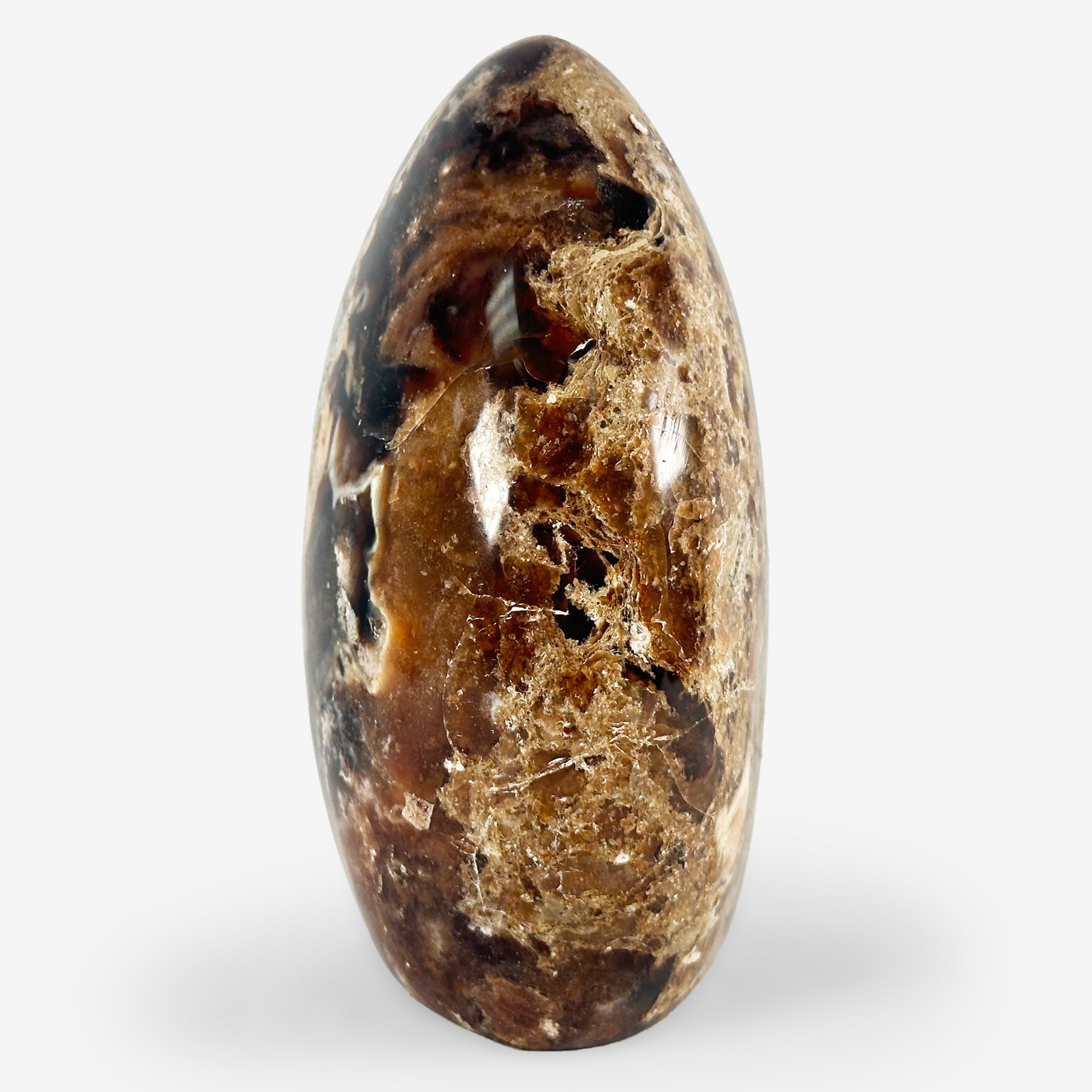 Natural Chocolate Calite Self-Standing Freeform Rock - Gem Avenue