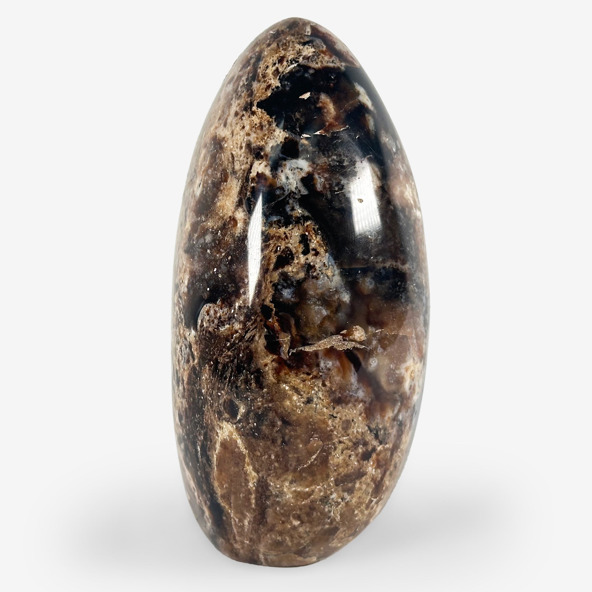 Natural Chocolate Calite Self-Standing Freeform Rock - Gem Avenue