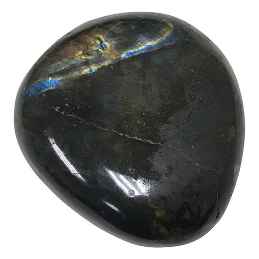 Natural Labradorite Palm Stone Crystal Gemstone Collectible -Gem Avenue
