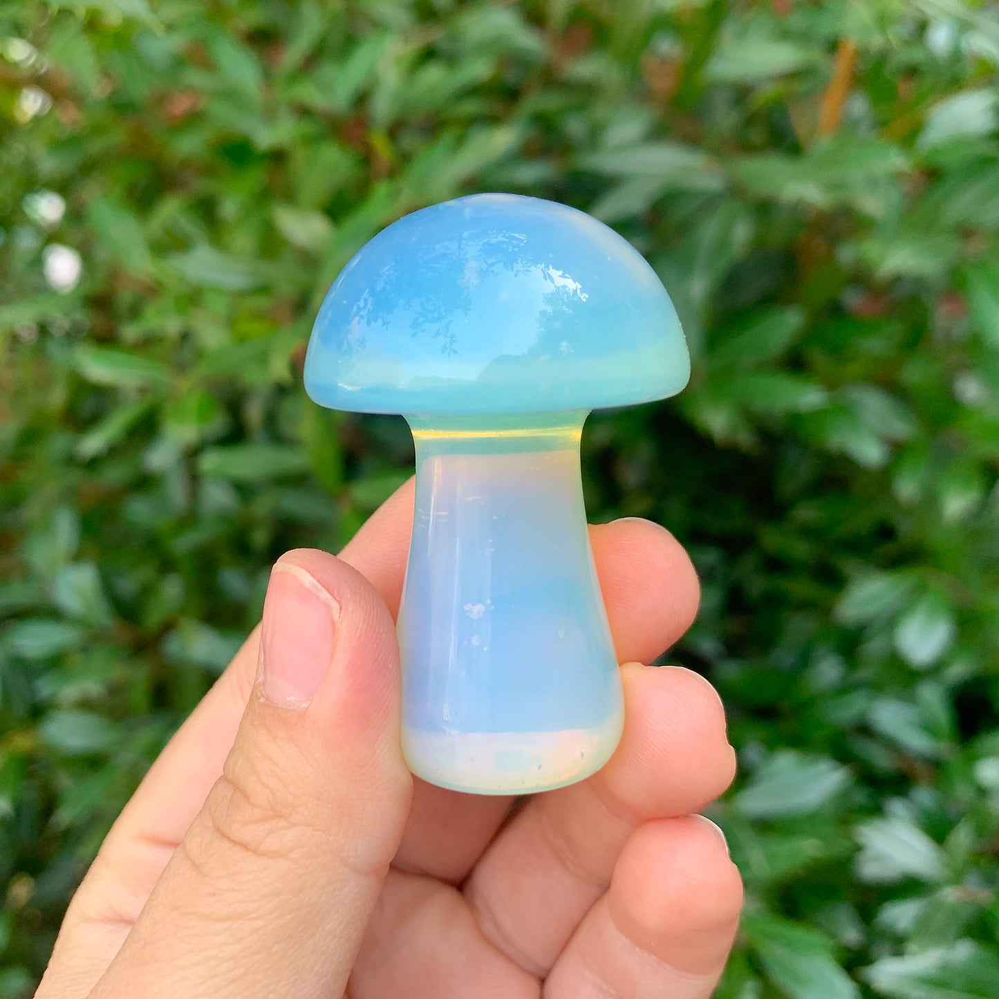 Decorative Opalite Mushroom Shape Crystal Gemstone Home Decor - Gem Avenue