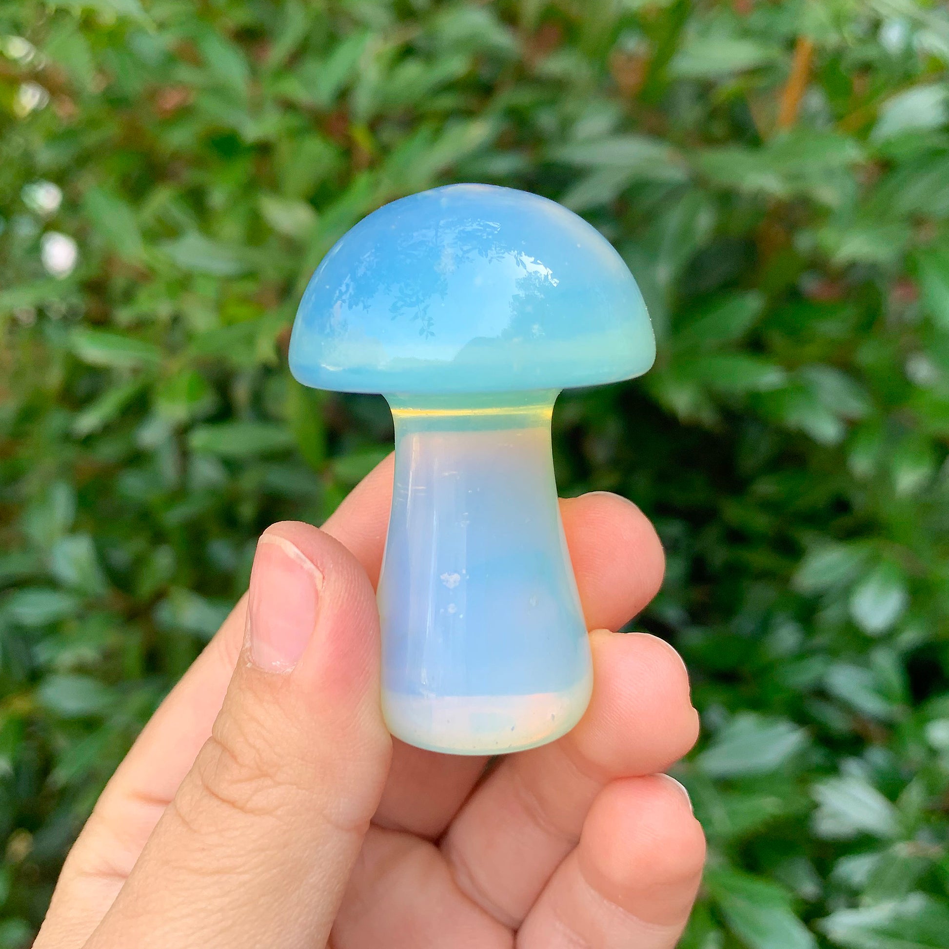Decorative Opalite Mushroom Shape Crystal Gemstone Home Decor - Gem Avenue