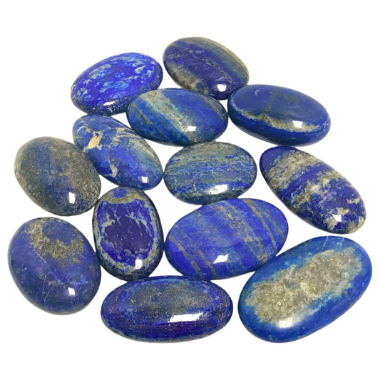 Lapis Lazuli Palm Stones Crystal Gemstone-Gem Avenue