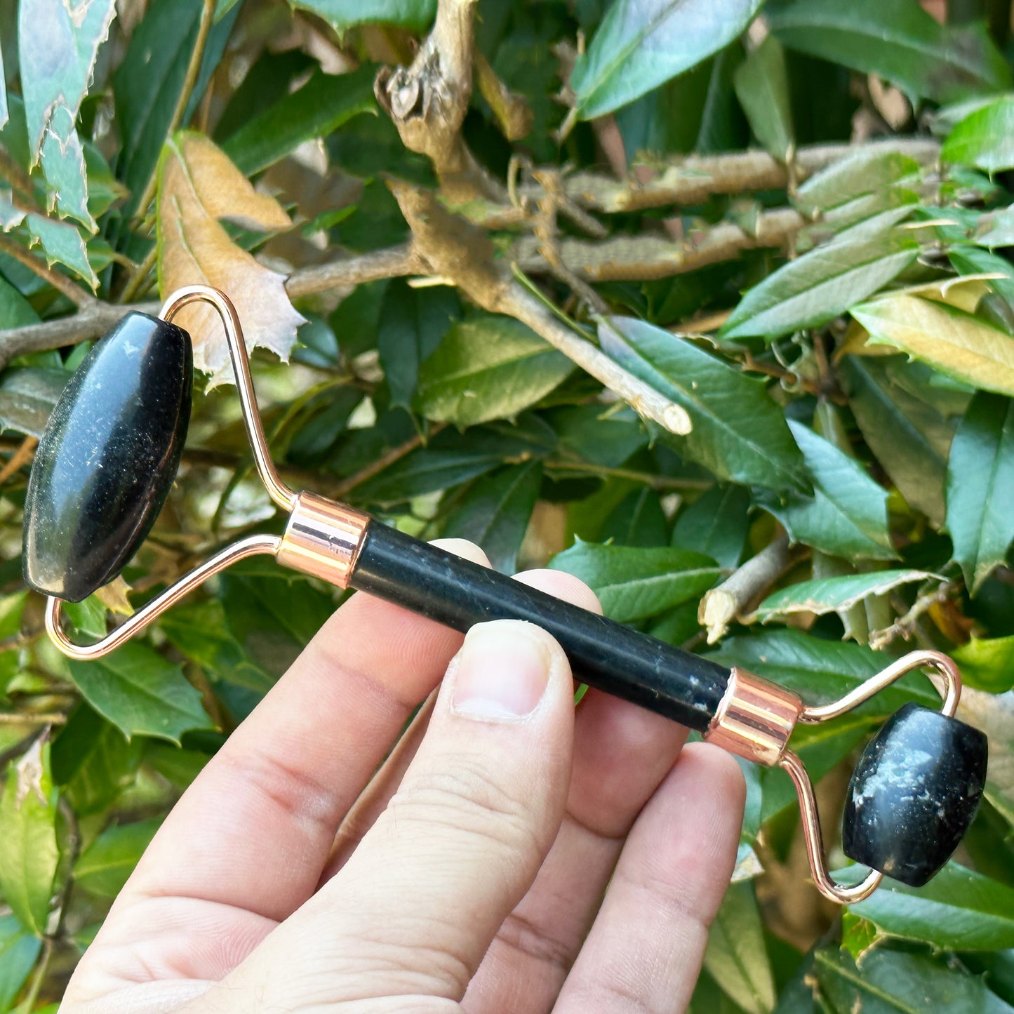 Black Jade Face Roller Massage Tool -RSH254-BlackJade