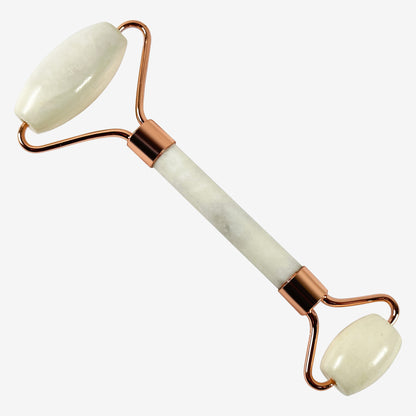 White Jade Face Roller Massage Tool -RSH254-WhiteJade