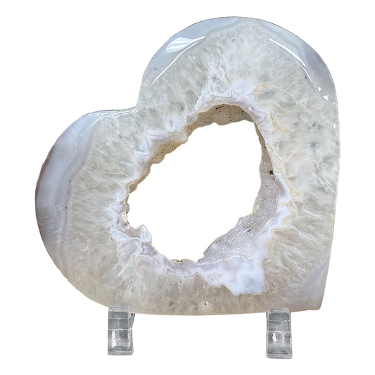 Agate Heart Crystal Gemstone - Gem Avenue